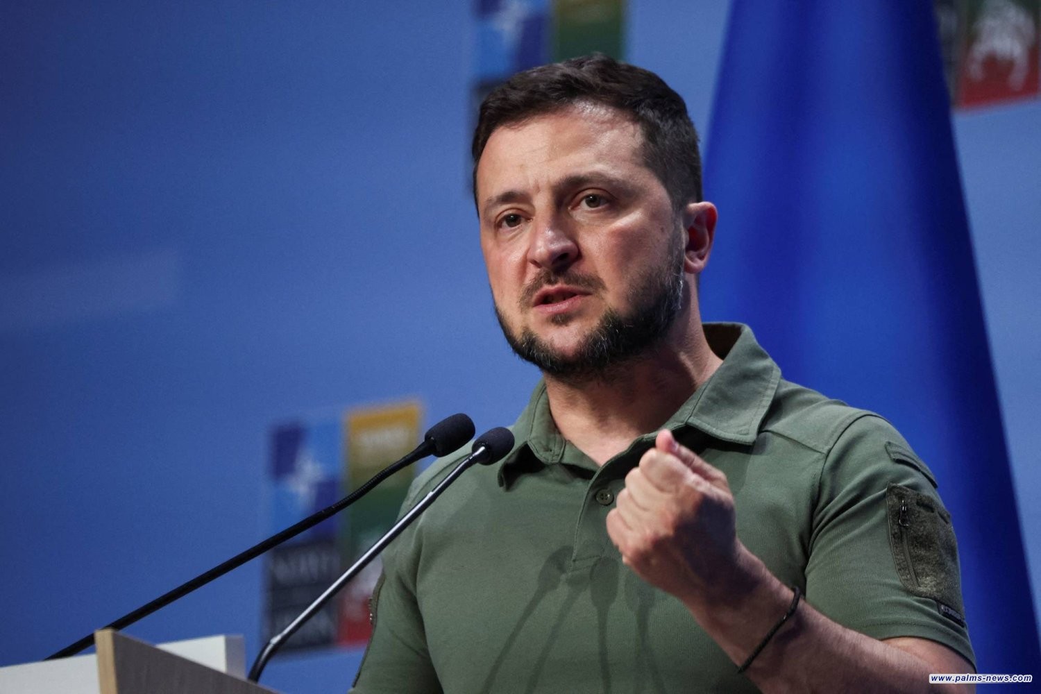 الرئيس الأوكراني يصل الحدود الروسية